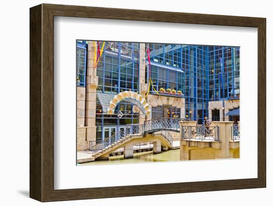 San Antonio River Walk, San Antonio, Texas, United States of America, North America-Kav Dadfar-Framed Photographic Print