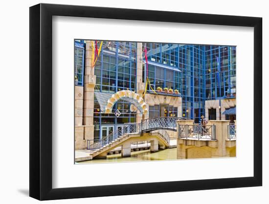 San Antonio River Walk, San Antonio, Texas, United States of America, North America-Kav Dadfar-Framed Photographic Print