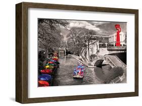 San Antonio River Walk-null-Framed Art Print