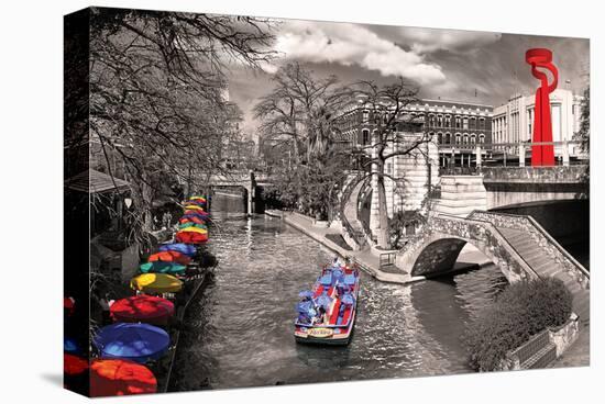 San Antonio River Walk-null-Stretched Canvas