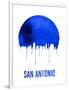 San Antonio Skyline Blue-null-Framed Art Print