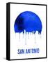 San Antonio Skyline Blue-null-Framed Stretched Canvas
