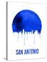 San Antonio Skyline Blue-null-Stretched Canvas