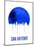 San Antonio Skyline Blue-null-Mounted Art Print