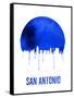 San Antonio Skyline Blue-null-Framed Stretched Canvas