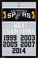 San Antonio Spurs - Champions 17-null-Lamina Framed Poster