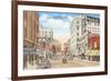 San Antonio Street, El Paso, Texas-null-Framed Premium Giclee Print