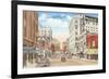 San Antonio Street, El Paso, Texas-null-Framed Premium Giclee Print