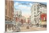 San Antonio Street, El Paso, Texas-null-Mounted Premium Giclee Print