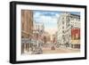 San Antonio Street, El Paso, Texas-null-Framed Art Print