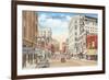 San Antonio Street, El Paso, Texas-null-Framed Art Print