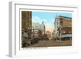 San Antonio Street, El Paso, Texas-null-Framed Art Print