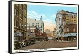 San Antonio Street, El Paso, Texas-null-Framed Stretched Canvas