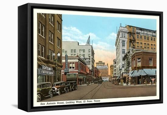 San Antonio Street, El Paso, Texas-null-Framed Stretched Canvas