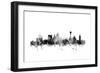 San Antonio Texas Skyline-Michael Tompsett-Framed Art Print