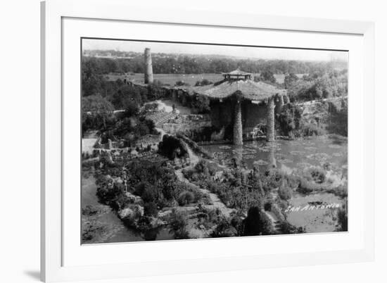 San Antonio, Texas - Sunken Garden-Lantern Press-Framed Art Print