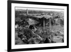 San Antonio, Texas - Sunken Garden-Lantern Press-Framed Art Print