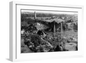 San Antonio, Texas - Sunken Garden-Lantern Press-Framed Art Print