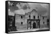 San Antonio, Texas - The Alamo-Lantern Press-Framed Stretched Canvas