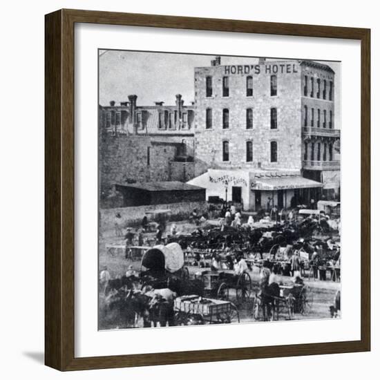 San Antonio, Texas, USA, 1876-null-Framed Giclee Print