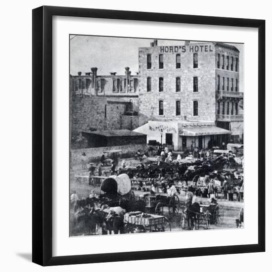San Antonio, Texas, USA, 1876-null-Framed Giclee Print