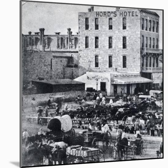 San Antonio, Texas, USA, 1876-null-Mounted Giclee Print