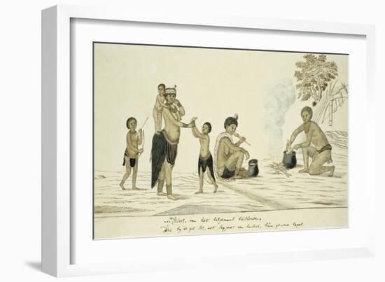 San around the Cooking Pot, 1777-86-Robert Jacob Gordon-Framed Art Print