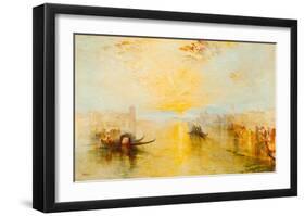 San Benedetto, View of Fusina, Italy, 1843-J M W Turner-Framed Giclee Print