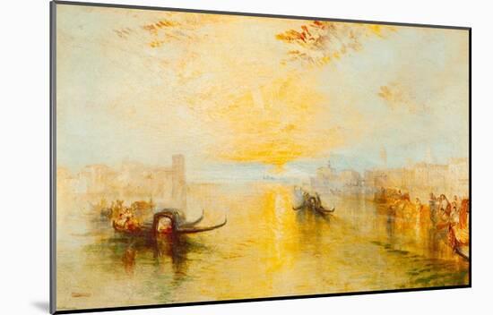 San Benedetto, View of Fusina, Italy, 1843-J M W Turner-Mounted Giclee Print