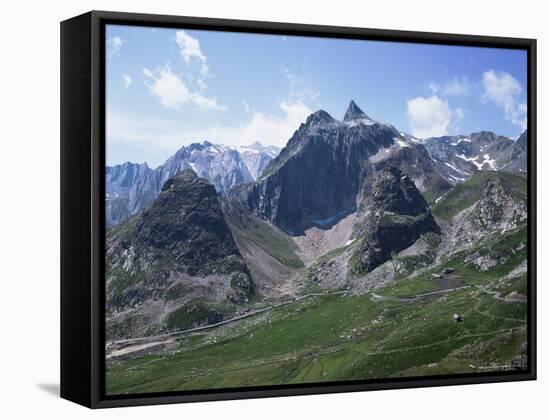 San Bernadino Pass, Swiss Alps, Switzerland-Hans Peter Merten-Framed Stretched Canvas