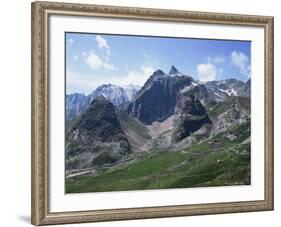 San Bernadino Pass, Swiss Alps, Switzerland-Hans Peter Merten-Framed Photographic Print