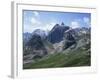 San Bernadino Pass, Swiss Alps, Switzerland-Hans Peter Merten-Framed Photographic Print