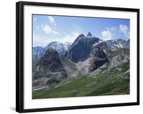 San Bernadino Pass, Swiss Alps, Switzerland-Hans Peter Merten-Framed Photographic Print