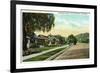 San Bernardino, California - View Along Arrowhead Avenue-Lantern Press-Framed Premium Giclee Print