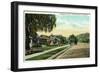 San Bernardino, California - View Along Arrowhead Avenue-Lantern Press-Framed Art Print