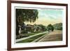 San Bernardino, California - View Along Arrowhead Avenue-Lantern Press-Framed Art Print