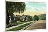 San Bernardino, California - View Along Arrowhead Avenue-Lantern Press-Stretched Canvas