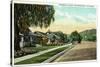 San Bernardino, California - View Along Arrowhead Avenue-Lantern Press-Stretched Canvas