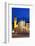 San Carlo Church at Dusk, Turin, Piedmont, Italy, Europe-Mark Sunderland-Framed Photographic Print