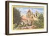 San Carlos Mission, Carmel, California-null-Framed Art Print