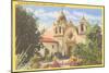 San Carlos Mission, Carmel, California-null-Mounted Art Print