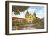 San Carlos Mission, Carmel, California-null-Framed Art Print