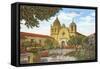 San Carlos Mission, Carmel, California-null-Framed Stretched Canvas