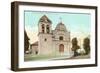 San Carlos Mission, Monterey, California-null-Framed Art Print