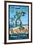 San Clemente, California - Atlantean Invaders-Lantern Press-Framed Art Print