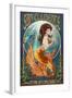 San Clemente, California - Mermaid-Lantern Press-Framed Art Print