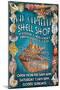 San Clemente, California - Shell Shop-Lantern Press-Mounted Art Print