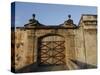 San Cristobal Castle Drawbridge Doors, Fort San Cristobal, Old San Juan, Puerto Rico-Maresa Pryor-Stretched Canvas