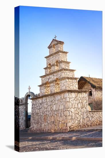 San Cristobal Stone Church, Mining Village, San Cristobal, Bolivia, South America-Kim Walker-Stretched Canvas