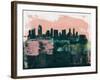 San Diego Abstract Skyline I-Emma Moore-Framed Art Print